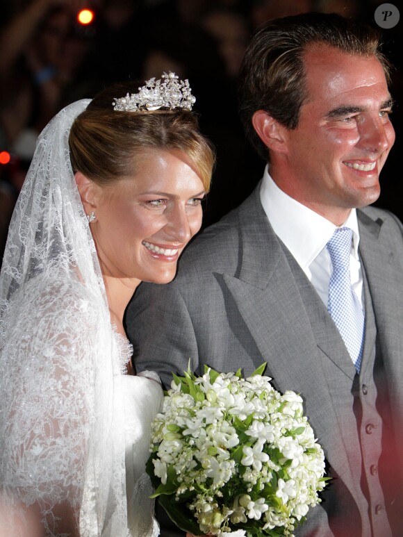 Mariage du prince Nikolaos et de la princesse Tatiana de Grèce le 25 août 2010 sur l'île de Spetses.