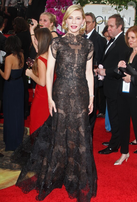 Cate Blanchett en Armani Privé - 71e Cérémonie des Golden Globe Awards à Los Angeles, le 12 janvier 2014.