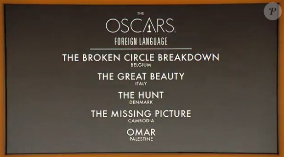 Oscars 2014, les nominations dévoilées le 16 janvier 2014 : meilleur film étranger