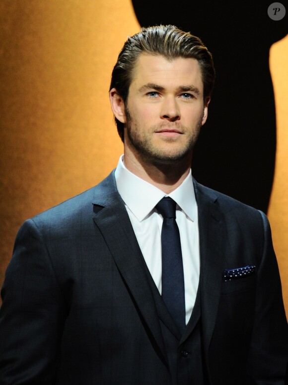 Chris Hemsworth aux nominations des Oscars 2014 à Beverly Hills, Los Angeles, le 16 janvier 2014.