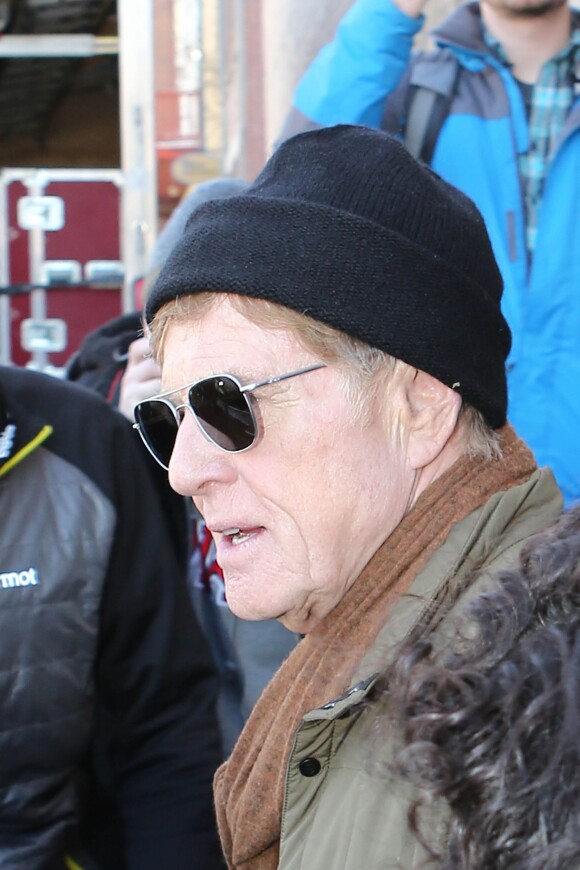 Robert Redford à Park City, pour l'ouverture du Festival de Sundance le 16 janvier 2014.