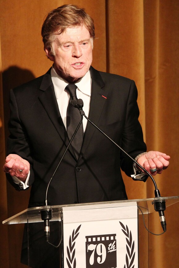 Robert Redford aux New York Film Critics Circle Awards le 6 janvier 2014.