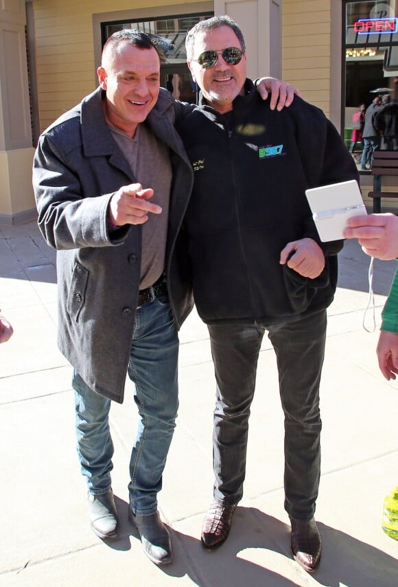 Tom Sizemore, Frank Stallone au festival du film de Sundance à Park City, Utah, le 17 janvier 2014.