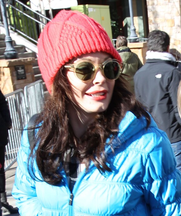 Rose McGowan au festival du film de Sundance à Park City, Utah, le 17 janvier 2014.