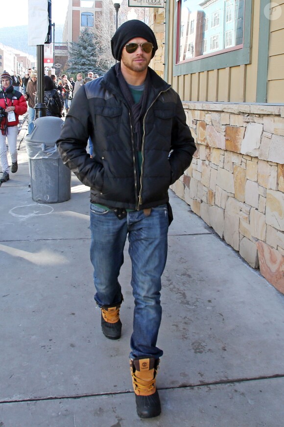 Kellan Lutz est venu a Park City pour participer au Festival du Film de Sundance, le 17 janvier 2014.