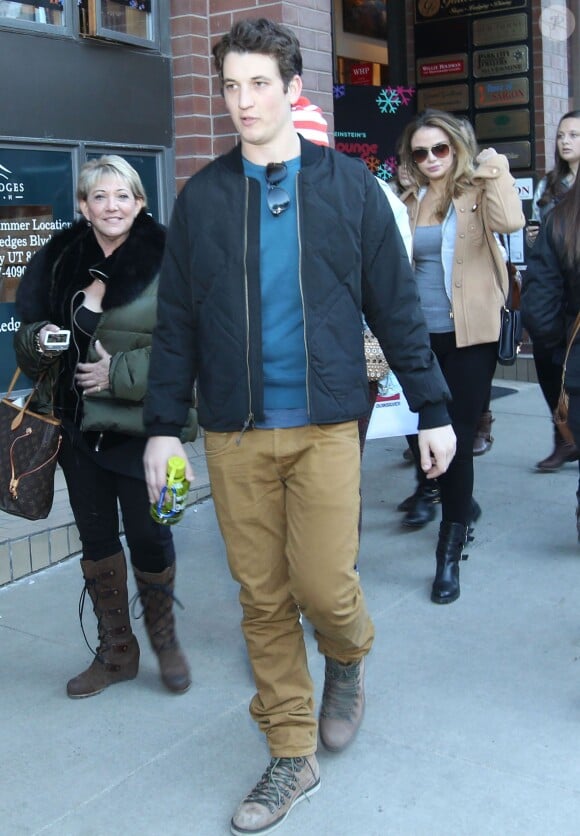 Miles Teller au festival du film de Sundance à Park City, Utah, le 18 janvier 2014.