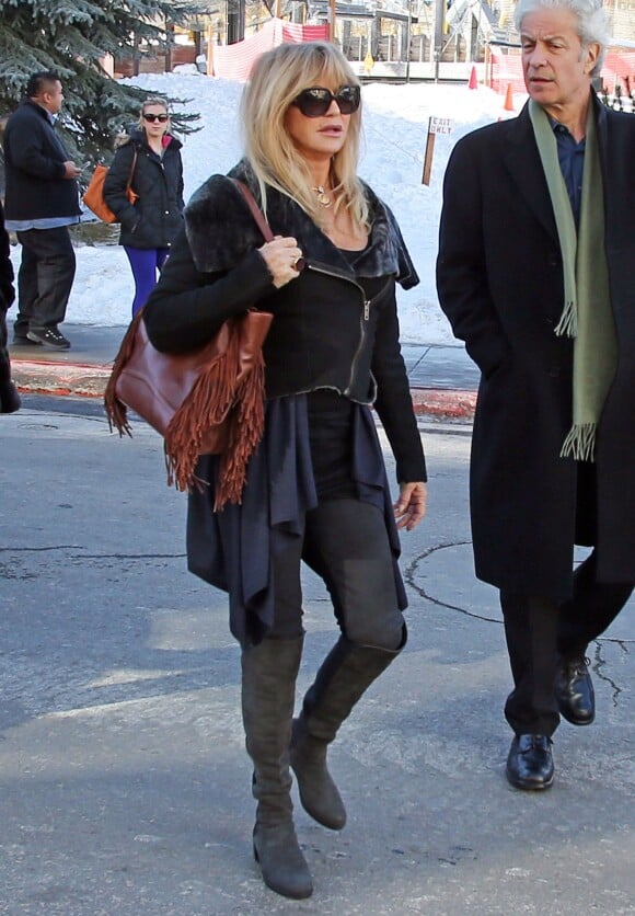 Goldie Hawn au festival du film de Sundance à Park City, Utah, le 18 janvier 2014.
