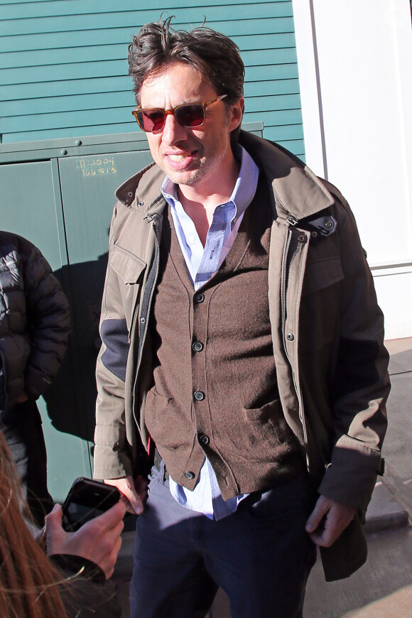 Zach Braff au festival du film de Sundance à Park City, Utah, le 18 janvier 2014.