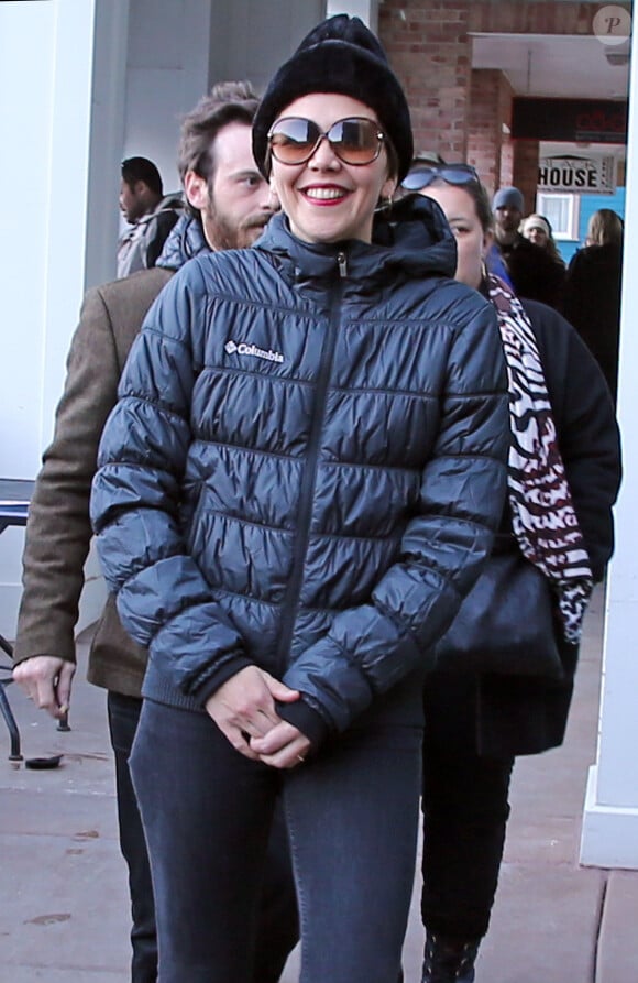 Maggie Gyllenhaal au festival du film de Sundance à Park City, Utah, le 18 janvier 2014.