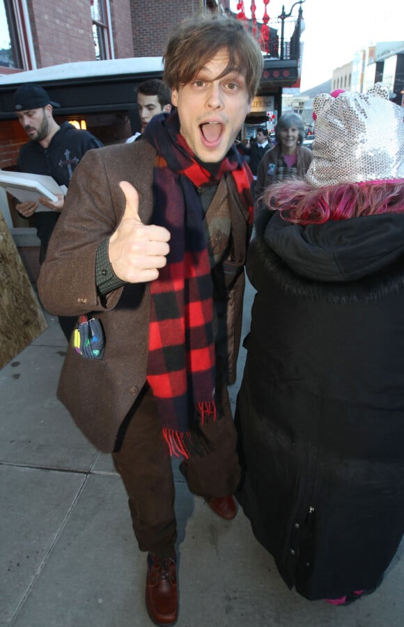 Matthew Gray Gubler - People au festival du film de Sundance a Park City, Utah le 19 janvier 2014. Celebrities spotted out and about at the 2014 Sundance Film Festival in Park City, Utah on January 19, 2014.19/01/2014 - Park City