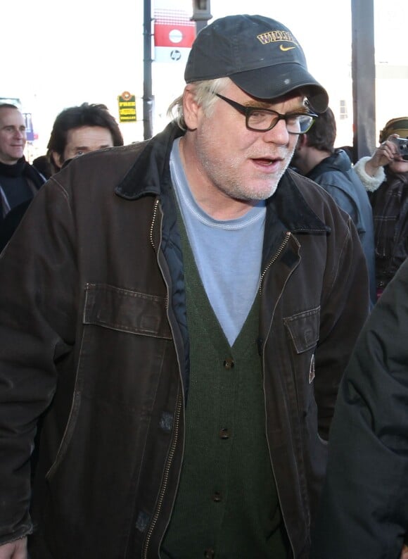 Philip Seymour Hoffman au festival du film de Sundance à Park City, Utah, le 19 janvier 2014.