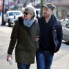 Robin Wright et son fiancé Ben Foster se promenant, bras dessus bras dessous, dans les rues de Vancouver le 19 janvier 2014
