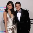 Justin Bieber et Selena Gomez à Los Angeles pour les American Music Awards le 20 novembre 2011