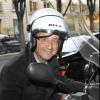François Hollande en scooter à Paris, le 30 mai 2011.