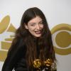 Lorde - 56e cérémonie des Grammy Awards, à Los Angeles le 26 janvier 2014.