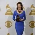 Laura Sullivan récompensé du Meilleur album New Age - 56e cérémonie des Grammy Awards, à Los Angeles le 26 janvier 2014.