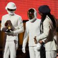Daft Punk, Pharrell Williams, Lorde, Jay-Z et Macklemore &amp; Ryan Lewis récompensés lors de la 56e cérémonie des Grammy Awards, à Los Angeles le 26 janvier 2014.