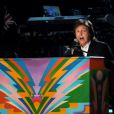 Paul McCartney sur scène lors des Grammy Awards à Los Angeles, le 26 janvier 2014.