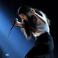 Lorde sur scène lors des Grammy Awards à Los Angeles, le 26 janvier 2014.
