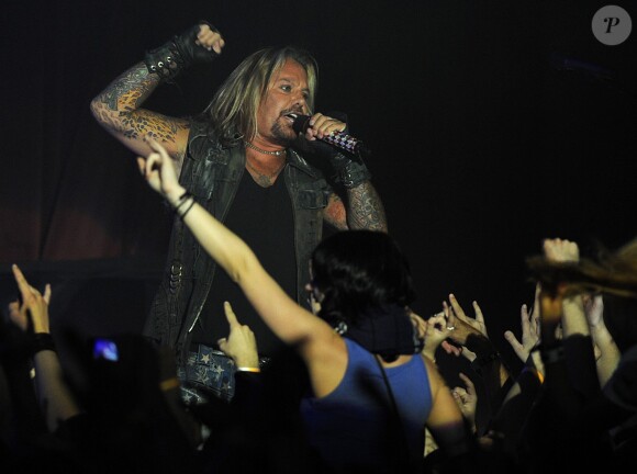 Vince Neil de Mötley Crüe à Moscou le 5 juin 2012.