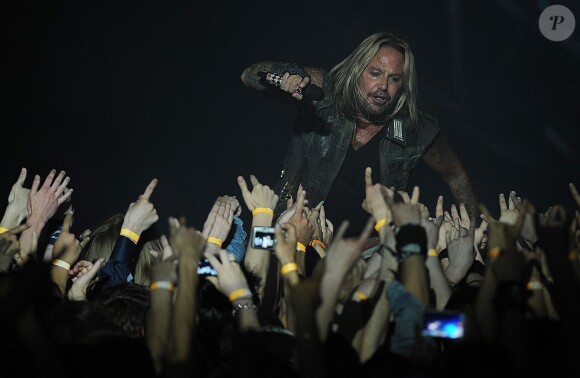 Vince Neil de Mötley Crüe à Moscou le 5 juin 2012.