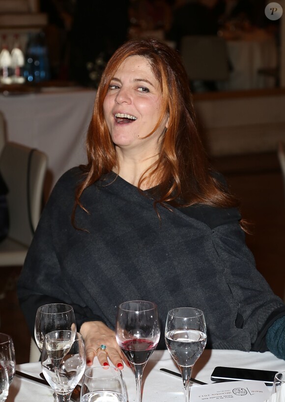 Exclusif - Agnes Jaoui - Prix Special - Soirée annuelle de la FIDH (Féderation Internationale des Droits de l'homme) et 65eme anniversaire de la Déclaration universelle des Droits de l'Homme à l'Hotel de Ville de Paris le 10 décembre 2013.