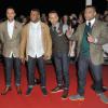 JLS, Marvin Humes, Oritsé Williams, Aston Merrygold, JB Gill à Liverpool le 3 Novembre 2012.