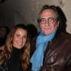 Sandrine Diouf et Philippe Lavil lors de la soirée pour le 10e anniversaire de la disparition de l'acteur Ticky Holgado au restaurant "O Mantra" à Paris le 30 janvier 2014.