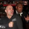 Vincent Moscato, Lord Kossity lors de la soirée pour le 10e anniversaire de la disparition de l'acteur Ticky Holgado au restaurant "O Mantra" à Paris le 30 janvier 2014.
