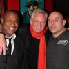 Lord Kossity, Laurent Boyer et Vincent Moscato lors de la soirée pour le 10e anniversaire de la disparition de l'acteur Ticky Holgado au restaurant "O Mantra" à Paris le 30 janvier 2014.