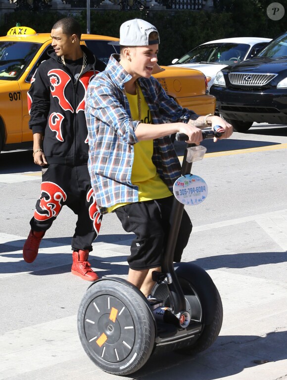 Justin Bieber à Miami, le 22 janvier 2014.