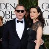 Daniel Craig et Rachel Weisz lors des Golden Globes à Los Angeles le 13 janvier 2013