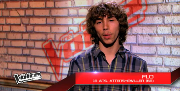 Flo dans The Voice 3 sur TF1 le samedi 1er février 2014