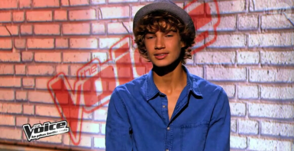 Théo dans The Voice 3 sur TF1 le samedi 1er février 2014