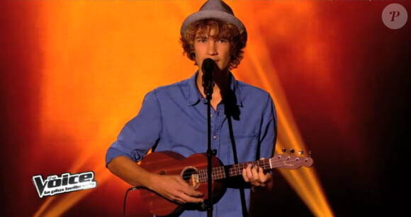 Théo dans The Voice 3 sur TF1 le samedi 1er février 2014
