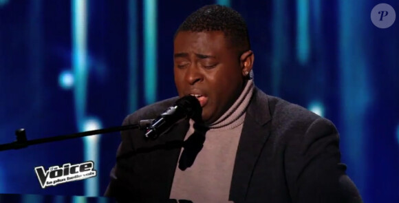 Wesley dans The Voice 3 sur TF1 le samedi 1er février 2014