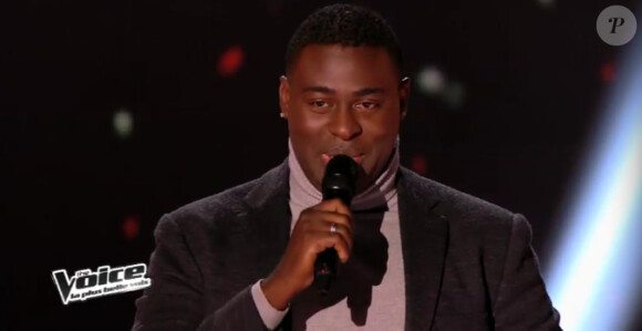 Wesley dans The Voice 3 sur TF1 le samedi 1er février 2014