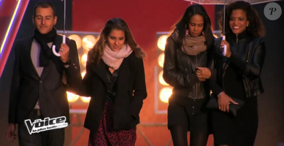 Marie Payet, Miss Réunion 2011, dans The Voice 3 sur TF1 le samedi 1er février 2014