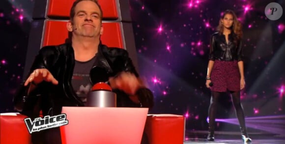 Marie Payet, Miss Réunion 2011, dans The Voice 3 sur TF1 le samedi 1er février 2014