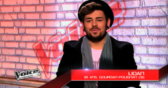 Lioan dans The Voice 3 sur TF1 le samedi 1er février 2014