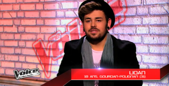 Lioan dans The Voice 3 sur TF1 le samedi 1er février 2014