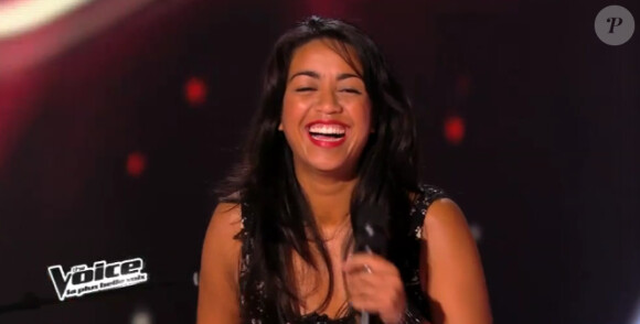 Alexia Rabé dans The Voice 3 sur TF1 le samedi 1er février 2014
