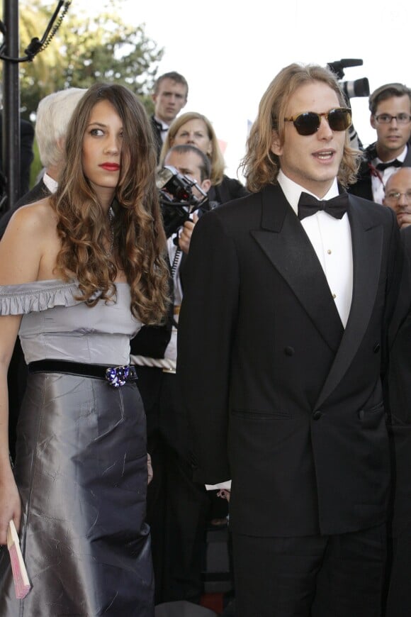 Andrea Casiraghi et Tatiana Santo Domingo au Palais des Festivals lors du Festival de Cannes le 24 mai 2006