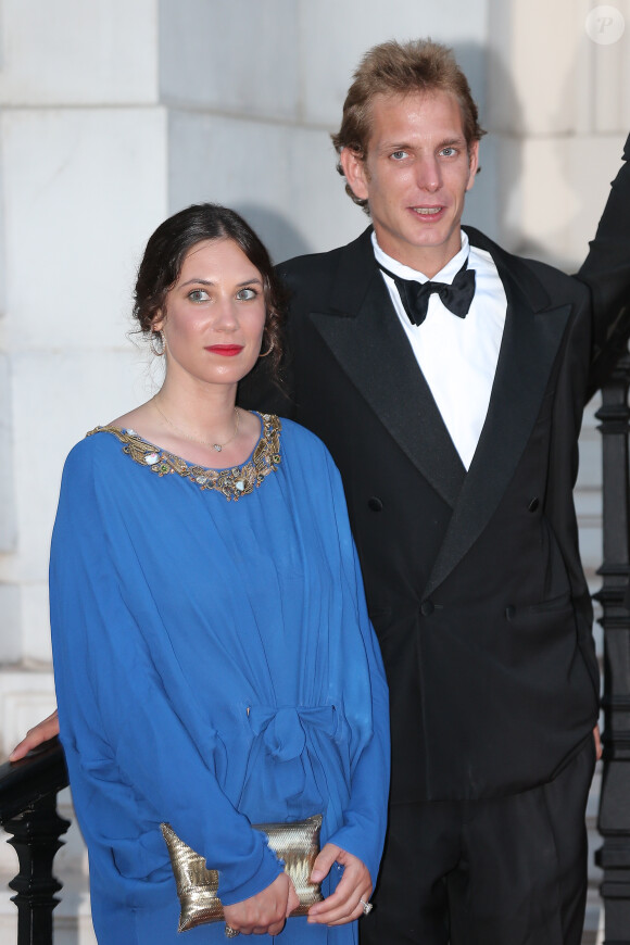 Tatiana Santo Domingo et Andrea Casiraghi lors de la soirée "Love Ball" à l'Opera Garnier à Monaco le 27 juillet 2013