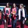 Pauline Ducruet accompagnée de sa mère la princesse Stéphanie et de sa demi-soeur Camille Gottlieb pour la remise des Juniors du 3e Festival international de cirque New Generation, le 2 février 2014 à Monaco.