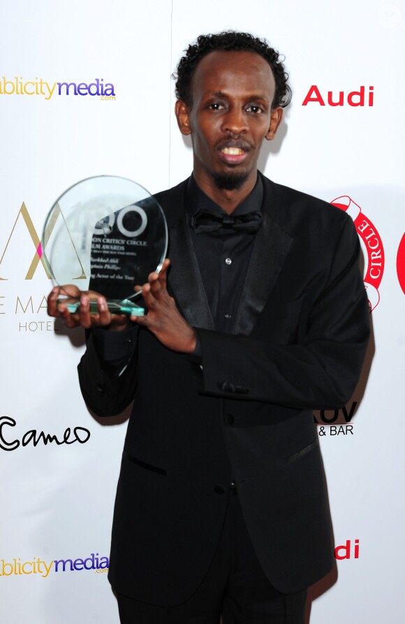 Barkhad Abdi lors des London Critics' Circle Awards le 2 février 2014