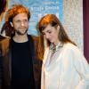 Pierre Rochefort et Louise Bourgoin lors de la première du film Un Beau Dimanche à Paris, le 3 février 2014.