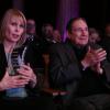 Candice Patou et Robert Hossein, Yves Boisset - Clôture des "Rencontres Internationales du Cinéma" et remise des Prix Henri-Langlois à Vincennes le 3 février 2014.