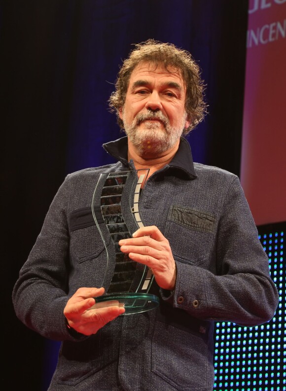 Olivier Marchal - Clôture des "Rencontres Internationales du Cinéma" et remise des Prix Henri-Langlois à Vincennes le 3 février 2014.