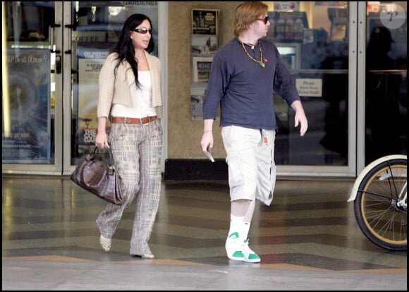 Cher et Elijah Blue à Hollywood, le 30 mars 2001.